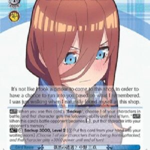 Weiß Schwarz 5HY/Coincidental Encounter? Miku Nakano (V.1 - Uncommon)