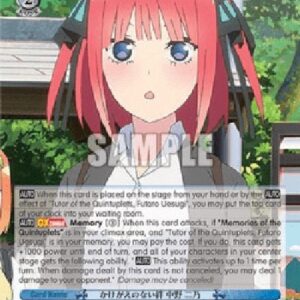 Weiß Schwarz 5HY/Irreplaceable Bond, Nino Nakano (V.1 - Common)