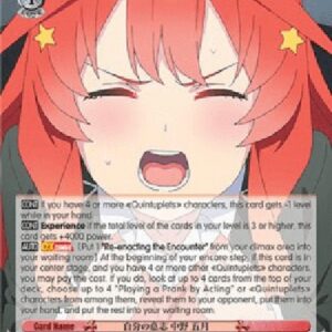 Weiß Schwarz 5HY/Her Own Volition, Itsuki Nakano (V.2 - Super Rare)