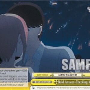 Weiß Schwarz 5HY/Bold Answer-Checking Method (V.1 - Climax Rare)