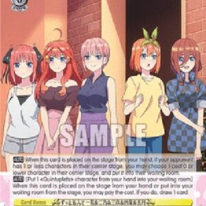 Weiß Schwarz 5HY/Forever as Five, Ichika & Nino & Miku & Yotsuba & Itsuki (V.1 - Common)