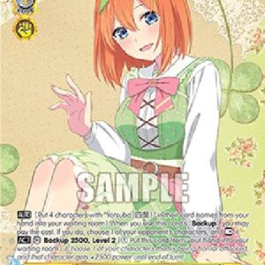 Weiß Schwarz 5HY/Fluffily Girlish, Yotsuba Nakano (V.2 - Feature Rare)