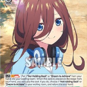 Weiß Schwarz 5HY/Ongoing Story, Miku Nakano (V.1 - Common)