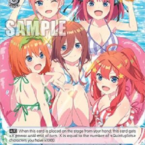 Weiß Schwarz 5HY/Summer Sparkle, Ichika & Nino & Miku & Yotsuba & Itsuki (V.1 - Promo)