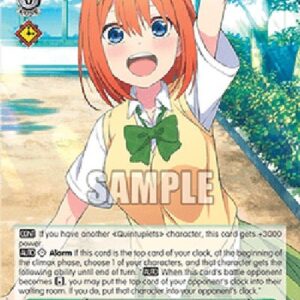 Weiß Schwarz 5HY/Ongoing Story, Yotsuba Nakano (V.1 - Common)