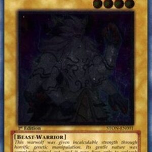 Yu-Gi-Oh! STON Gene-Warped Warwolf (V.2 - Ultimate Rare)