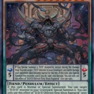 Yu-Gi-Oh! D/D/D Oblivion King Abyss Ragnarok