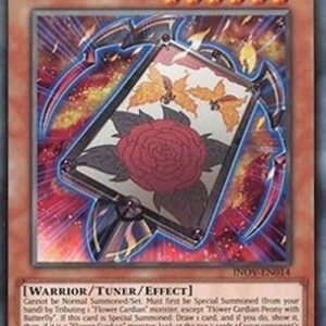 Yu-Gi-Oh! INOV-JP Flower Cardian Peony with Butterfly