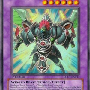 Yu-Gi-Oh! LODT Gladiator Beast Gyzarus (V.1 - Super Rare)