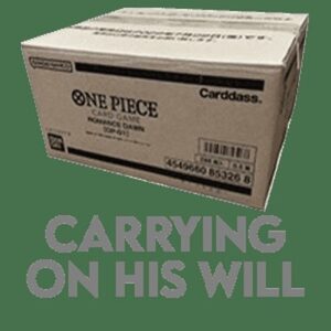 One Piece Carrying on his Will Booster Box Case