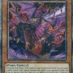 Yu-Gi-Oh! PHNI Veidos the Eruption Dragon of Extinction (V.2 - Quarter Century Secret Rare)