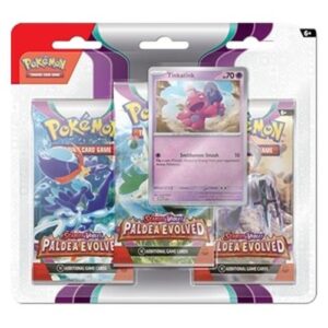 Pokemon Paldea Evolved: Tinkatink 3-Pack Blister