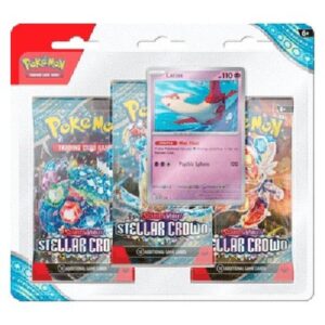 Pokemon Stellar Crown: Latias 3-Pack Blister