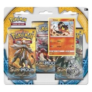 Pokemon Sun & Moon: Litten 3-Pack Blister