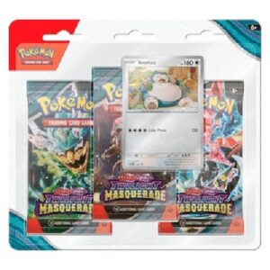 Pokemon Twilight Masquerade: Snorlax 3-Pack Blister