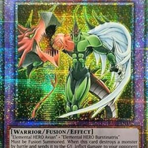 Yu-Gi-Oh! Elemental HERO Flame Wingman (V.2 - Quarter Century Secret Rare)