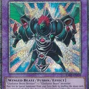 Yu-Gi-Oh! Gladiator Beast Gyzarus (V.2 - Quarter Century Secret Rare)
