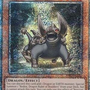Yu-Gi-Oh! Reactan, Dragon Ruler of Pebbles (V.2 - Quarter Century Secret Rare)