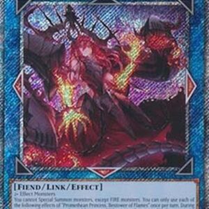 Yu-Gi-Oh! Promethean Princess, Bestower of Flames (V.4 - Platinum Secret Rare)