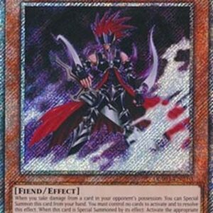 Yu-Gi-Oh! Gorz the Emissary of Darkness (V.1 - Platinum Secret Rare)