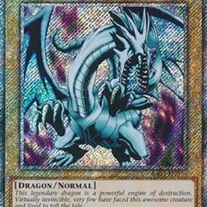 Yu-Gi-Oh! Blue-Eyes White Dragon (V.1 - Platinum Secret Rare)