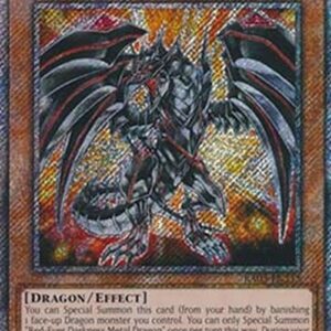 Yu-Gi-Oh! Red-Eyes Darkness Metal Dragon (V.1 - Platinum Secret Rare)