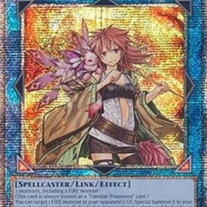 Yu-Gi-Oh! Hiita the Fire Charmer, Ablaze (V.5 - Quarter Century Secret Rare)