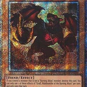 Yu-Gi-Oh! Graff, Malebranche of the Burning Abyss (V.2 - Quarter Century Secret Rare)