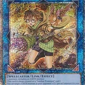 Yu-Gi-Oh! Aussa the Earth Charmer, Immovable (V.5 - Quarter Century Secret Rare)