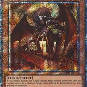 Yu-Gi-Oh! Scarm, Malebranche of the Burning Abyss (V.2 - Quarter Century Secret Rare)