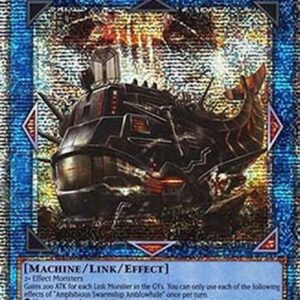 Yu-Gi-Oh! Amphibious Swarmship Amblowhale (V.5 - Quarter Century Secret Rare)