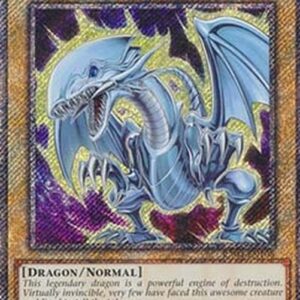 Yu-Gi-Oh! Blue-Eyes White Dragon (V.2 - Platinum Secret Rare)