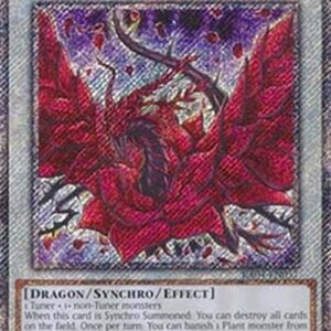 Yu-Gi-Oh! Black Rose Dragon (V.4 - Platinum Secret Rare)