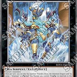 Yu-Gi-Oh! ROTA Poseidra Abyss, the Atlantean Dragon Lord (V.2 - Quarter Century Secret Rare)