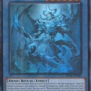 Yu-Gi-Oh! SECE Malacoda, Netherlord of the Burning Abyss (V.2 - Ghost Rare)