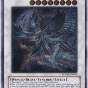 Yu-Gi-Oh! SOVR Blackwing - Silverwind the Ascendant (V.2 - Ultimate Rare)