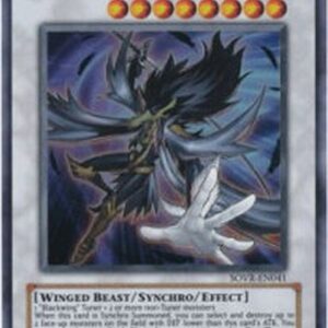 Yu-Gi-Oh! SOVR Blackwing - Silverwind the Ascendant (V.1 - Ultra Rare)