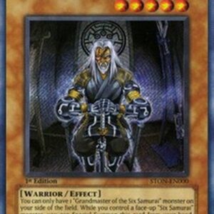 Yu-Gi-Oh! STON Grandmaster of the Six Samurai (V.1 - Secret Rare)