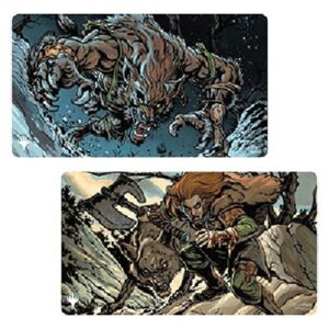 Magic: The Gathering Innistrad Remastered: "Huntmaster of the Fells / Ravager of the Fells" Double Sided Playmat