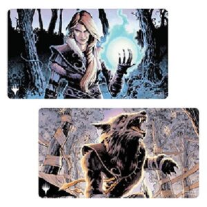 Magic: The Gathering Innistrad Remastered: "Arlinn Kord / Arlinn, Embraced by the Moon" Double Sided Playmat