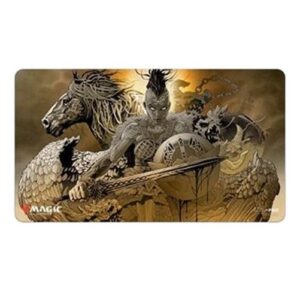 Magic: The Gathering Kaldheim: "Reidane, God of the Worthy // Valkmira, Protector's Shield" Playmat