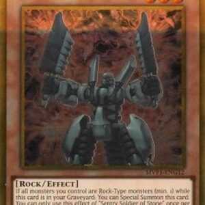 Yu-Gi-Oh! Sentry Soldier of Stone (V.2 - Gold Rare)