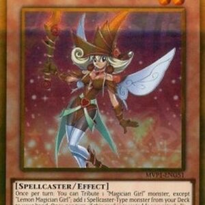 Yu-Gi-Oh! Lemon Magician Girl (V.2 - Gold Rare)