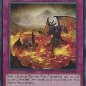 Yu-Gi-Oh! NECH Fire Lake of the Burning Abyss (V.1 - Super Rare)