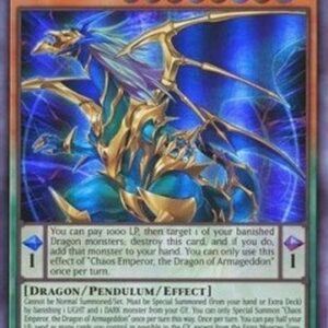 Yu-Gi-Oh! YCSW Chaos Emperor, the Dragon of Armageddon (V.1 - Super Rare)