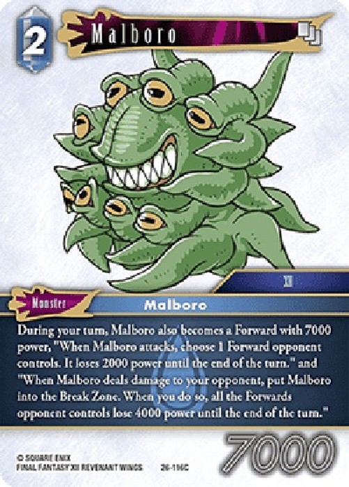 Final Fantasy TCG Malboro