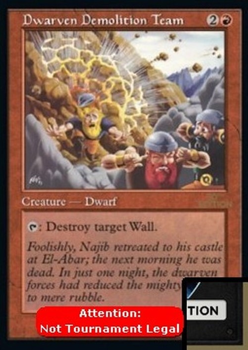 Magic: The Gathering Dwarven Demolition Team (V.2)
