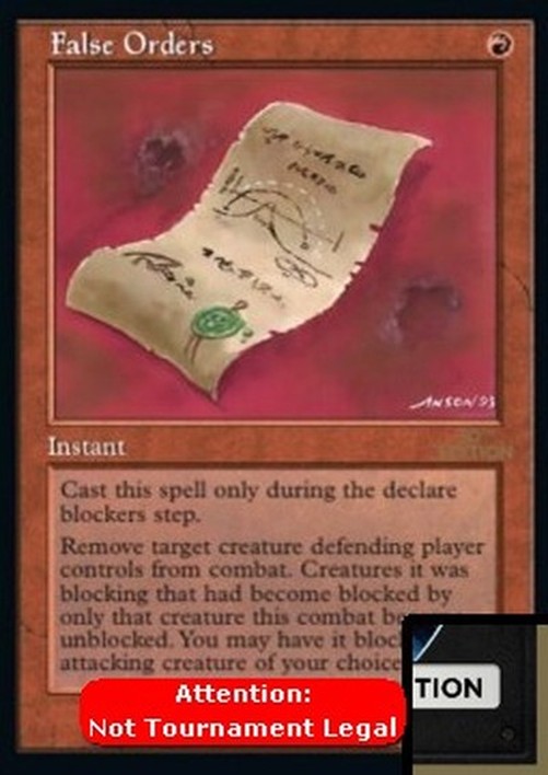 Magic: The Gathering False Orders (V.2)