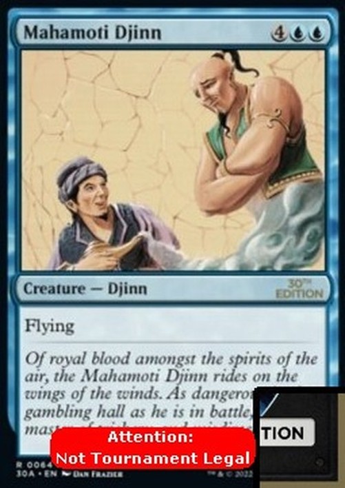 Magic: The Gathering Mahamoti Djinn (V.1)