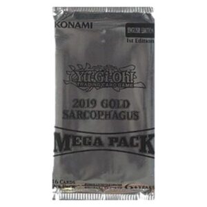 Yu-Gi-Oh! 2019 Gold Sarcophagus Tin Mega Pack Booster